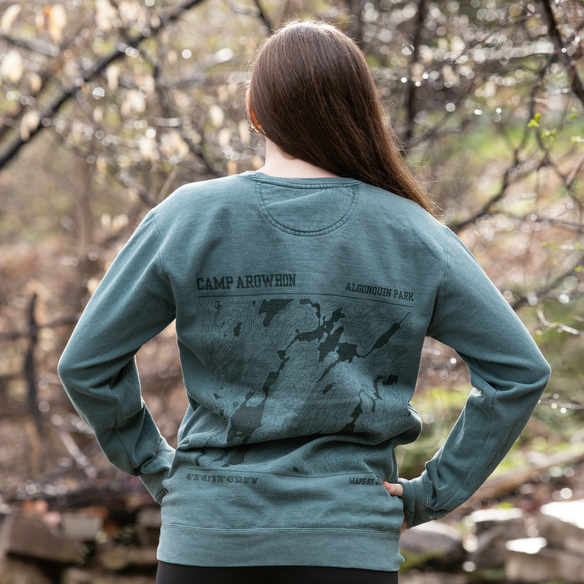 Map Sweatshirt Adult Sizes